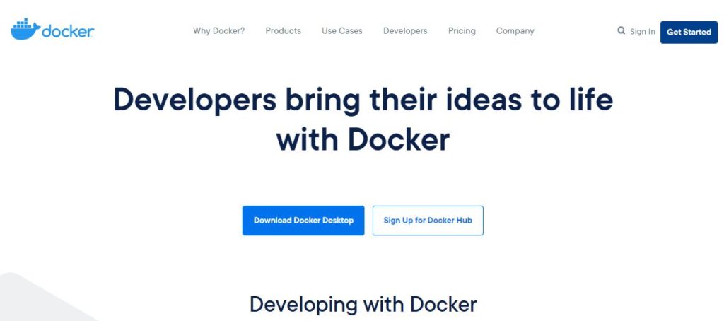 docker website