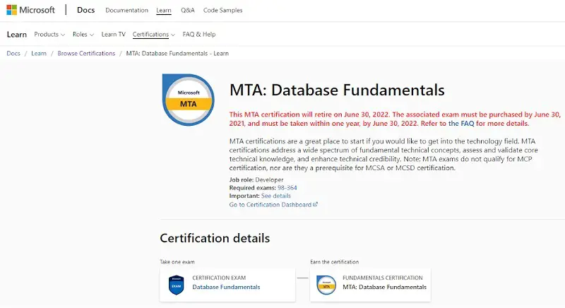 microsoft-mta-database-fundamentals