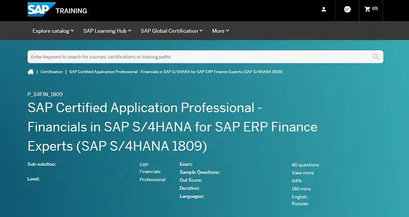 Financials in SAP S-HANA for SAP ERP Finance Experts
