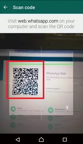 whatsapp web login QR code