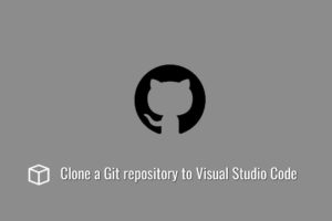 clone a Git repository to Visual Studio Code-min