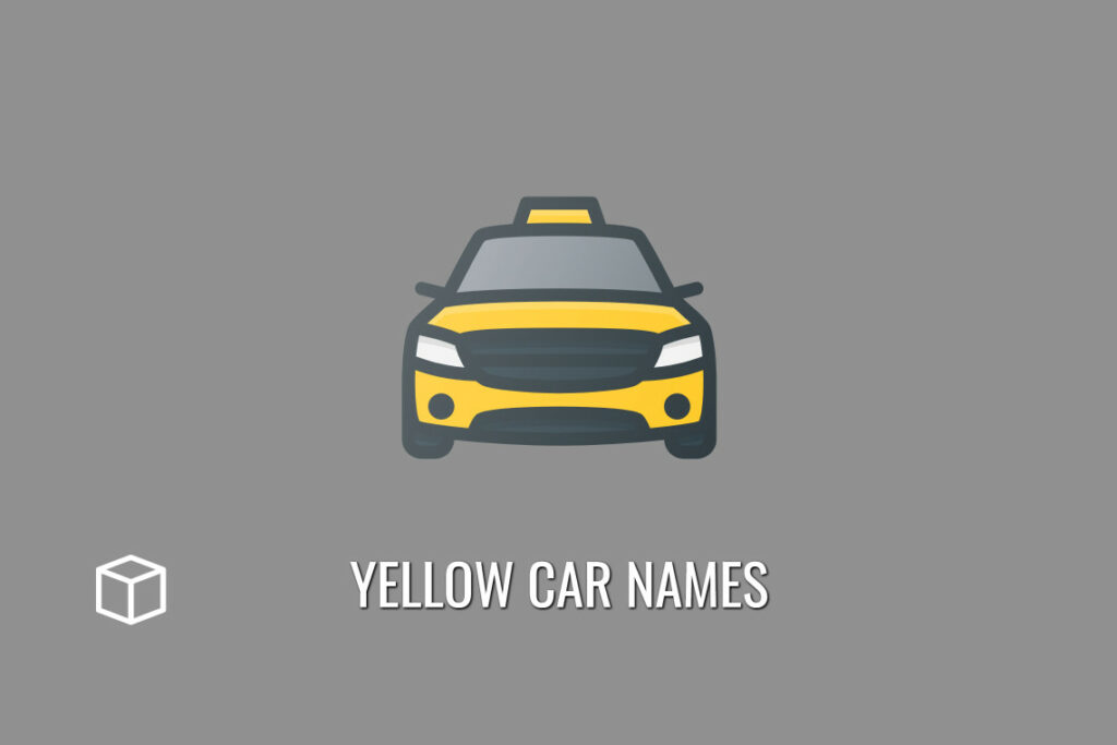 317 Yellow Car Names That Are Cool And Unique Programming Cube