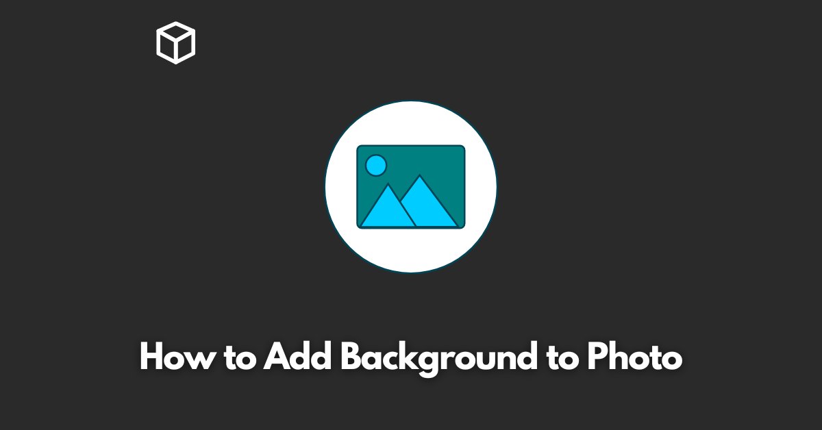 How To Add Background To Photo Programming Cube how-to-add-background-to-photo-programming-cube