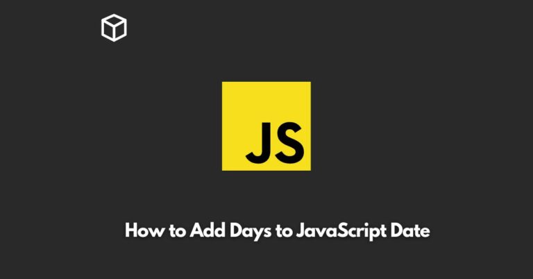 In this Javascript tutorial, we'll explore how to add days to a JavaScript Date object