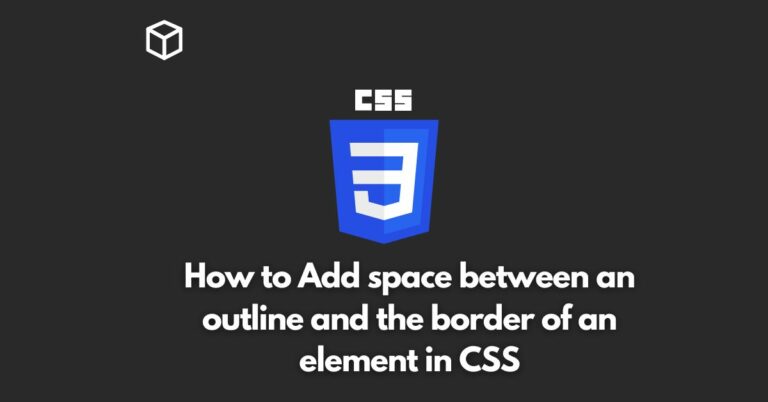 how-to-add-space-between-an-outline-and-the-border-of-an-element-in-css