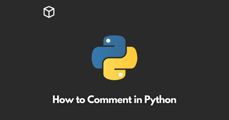 how-to-comment-in-python