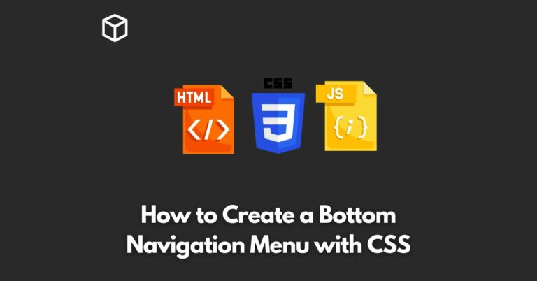 how-to-create-a-bottom-navigation-menu-with-css