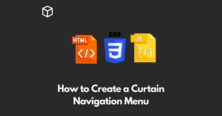 how-to-create-a-curtain-navigation-menu