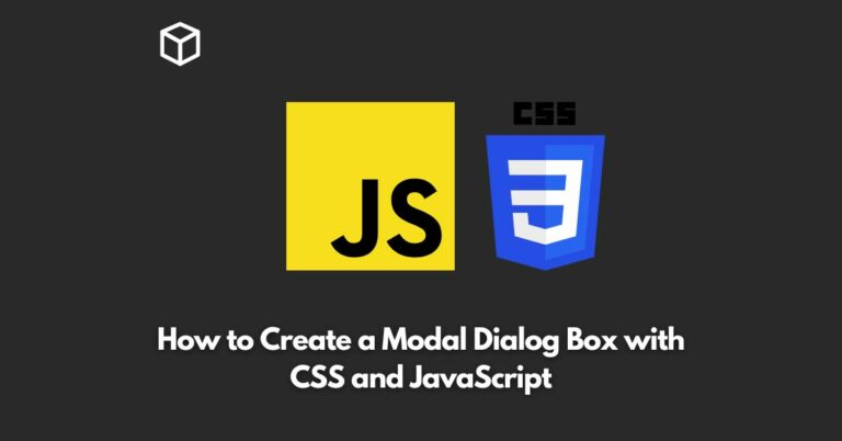 This tutorial will provide step by step instructions on how to create a modal dialog box using CSS and JavaScript.