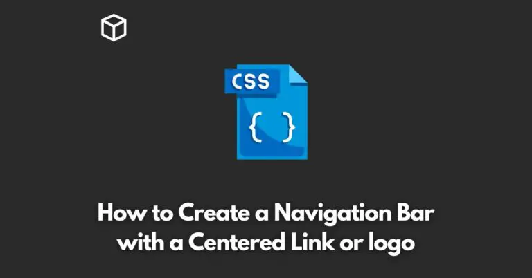 how-to-create-a-navigation-bar-with-a-centered-link-or-logo