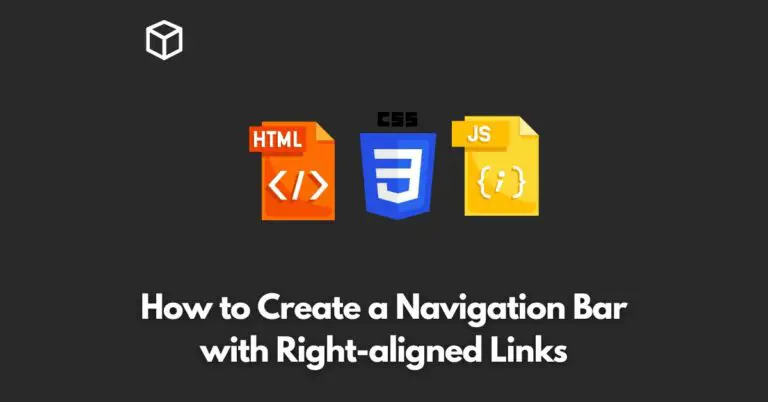 how-to-create-a-navigation-bar-with-right-aligned-links