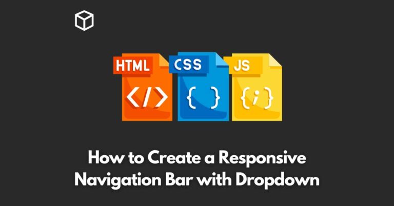 how-to-create-a-responsive-navigation-bar-with-dropdown