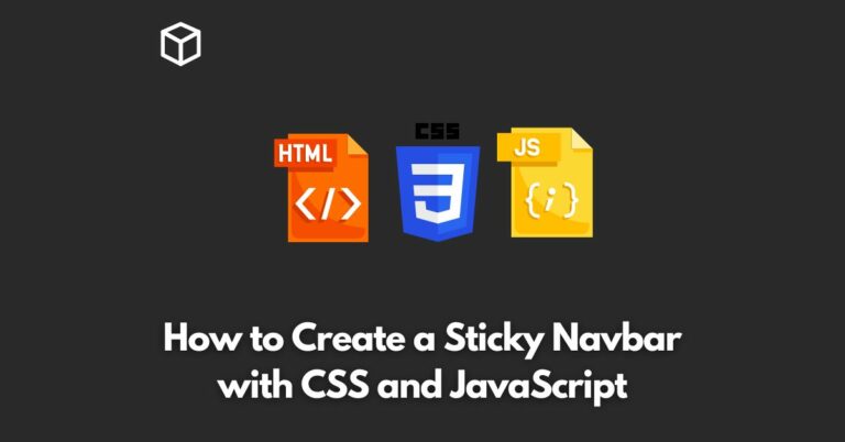 how-to-create-a-sticky-navbar-with-css-and-javascript