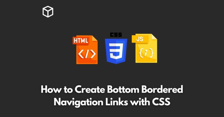 how-to-create-bottom-bordered-navigation-links-with-css