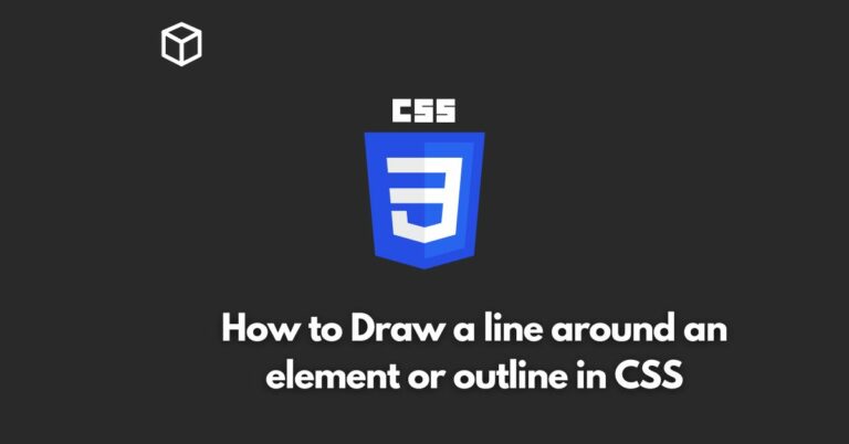 In this CSS tutorial, we will explore different ways to create an outline around an element using CSS, and provide code examples for each method.