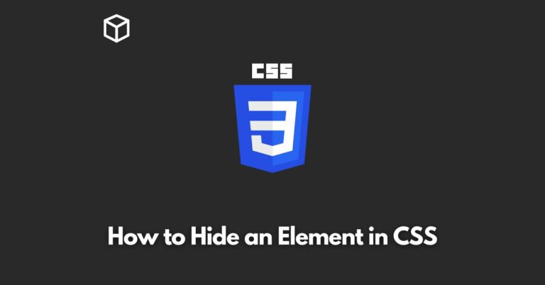 how-to-hide-an-element-in-css