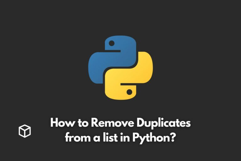 how-to-remove-duplicates-from-a-list-in-python