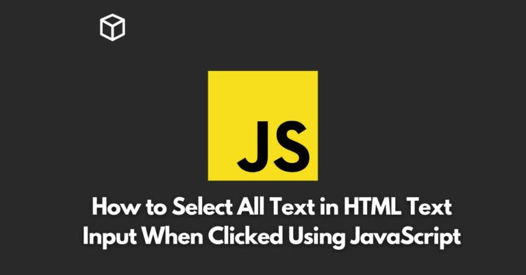 In this Javascript tutorial, we will explore the steps to achieve this functionality using JavaScript.