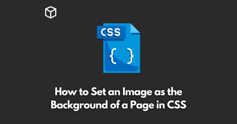 how-to-set-an-image-as-the-background-of-a-page-in-css