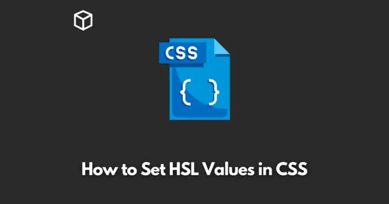 how-to-set-hsl-values-in-css