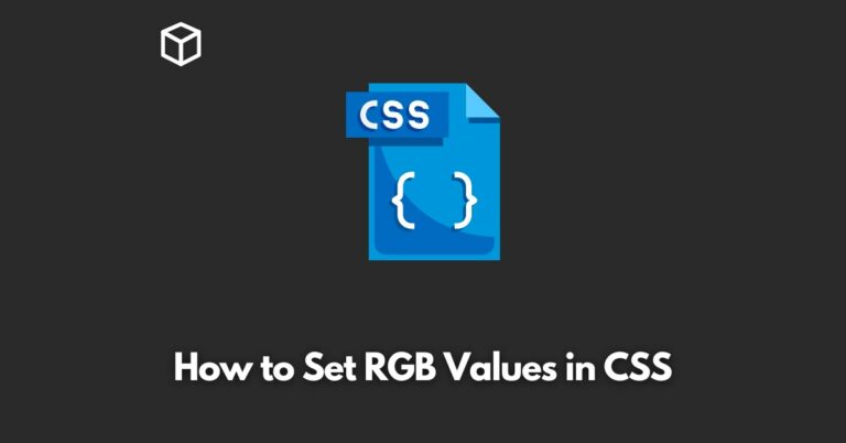 how-to-set-rgb-values-in-css
