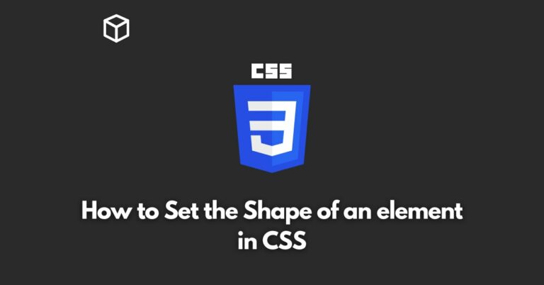 how-to-set-the-shape-of-an-element-in-css