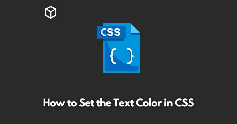 how-to-set-the-text-color-in-css