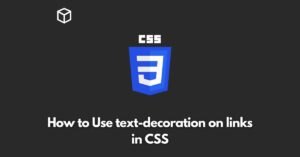 In this CSS tutorial, we will show you how to specify a background color for links in CSS.