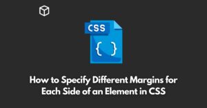 how-to-specify-different-margins-for-each-side-of-an-element-in-css