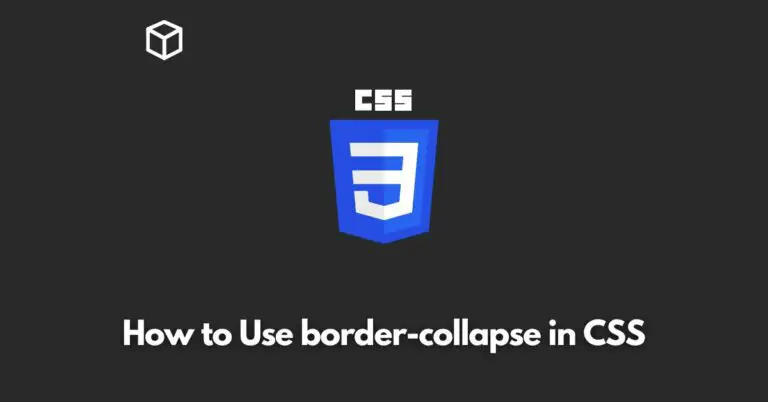 how-to-use-border-collapse-in-css