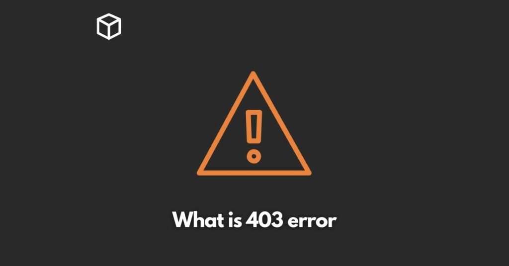 what-is-a-403-error-programming-cube