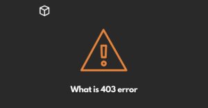 403 Error is one of the most frustrating HTTP status codes that a user can encounter while browsing the web.