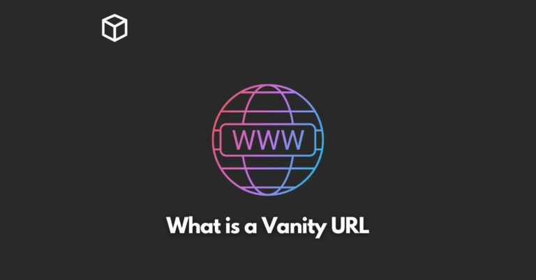 what is a vanity url