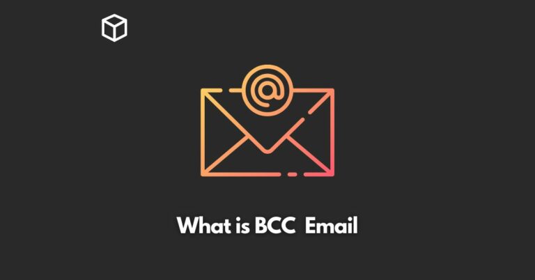 what is bcc email