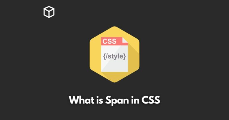 what-is-span-in-css