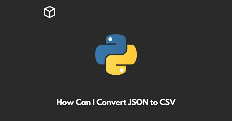 How Can I Convert JSON to CSV