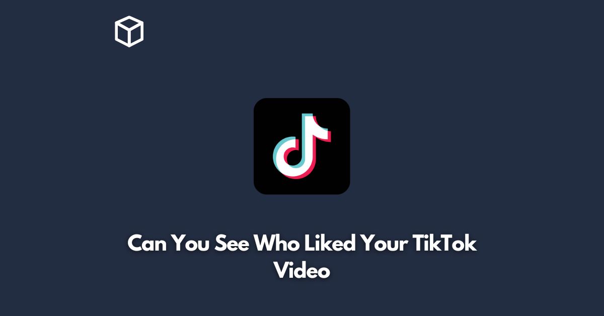 can you see who liked your comment on tiktok