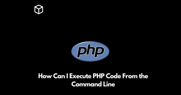 how can i execute php code from the command line
