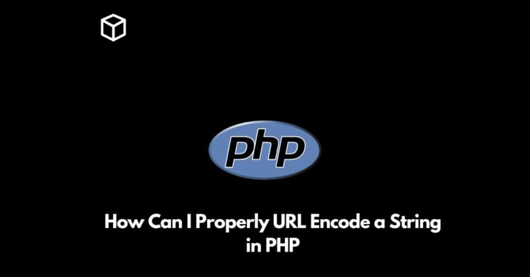 how can i properly url encode a string in php
