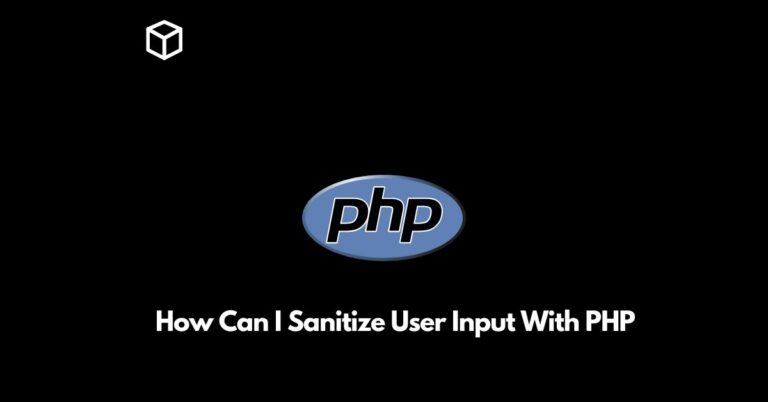 how can i sanitize user input with php