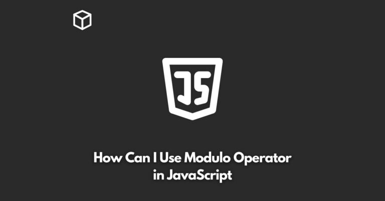 how-can-i-use-modulo-operator-in-javascript