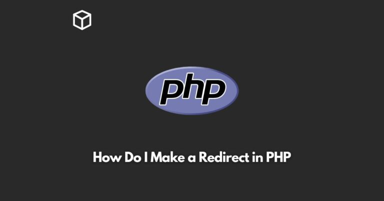 In this tutorial, we will take a closer look at how to create a redirect in PHP