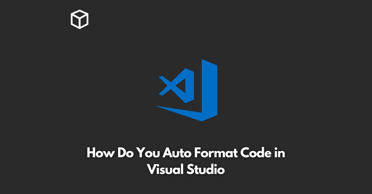 how-do-you-auto-format-code-in-visual-studio