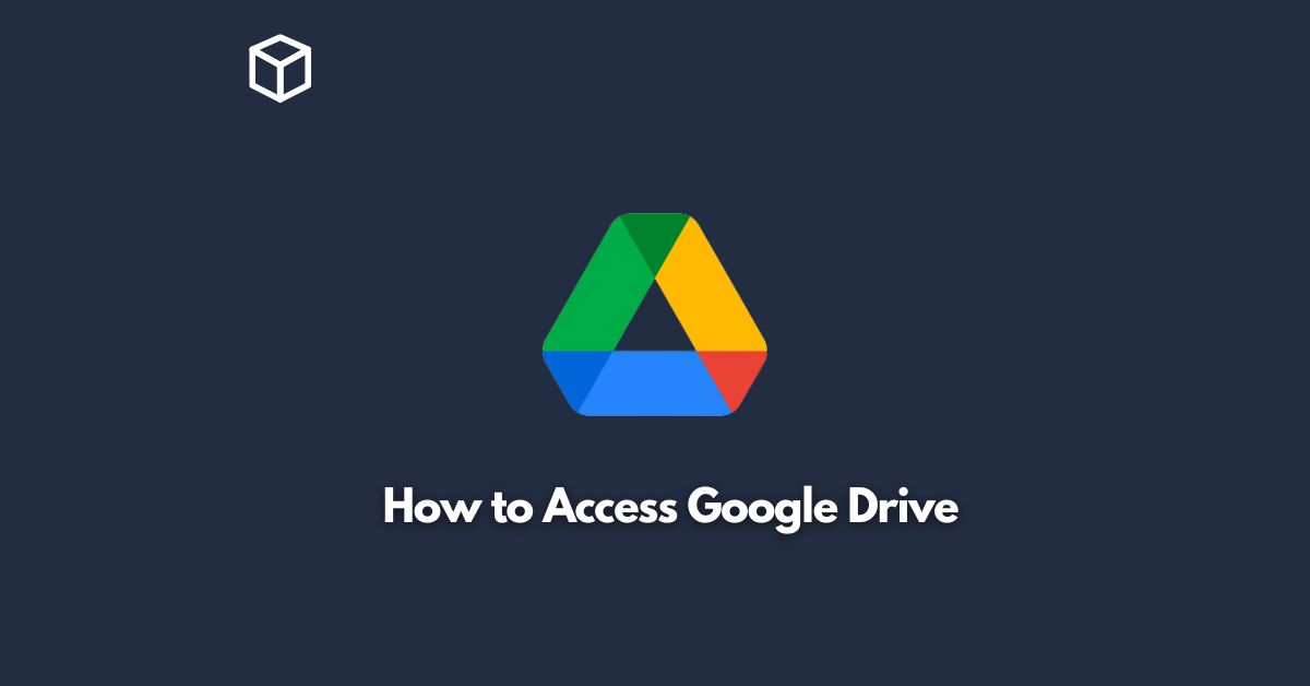 How to Access Google Drive Programming Cube