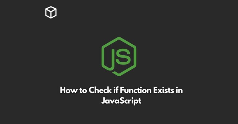 how to check if function exists in javascript
