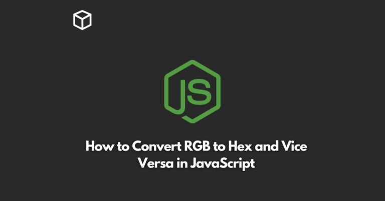 how to convert rgb to hex and vice versa in javascript