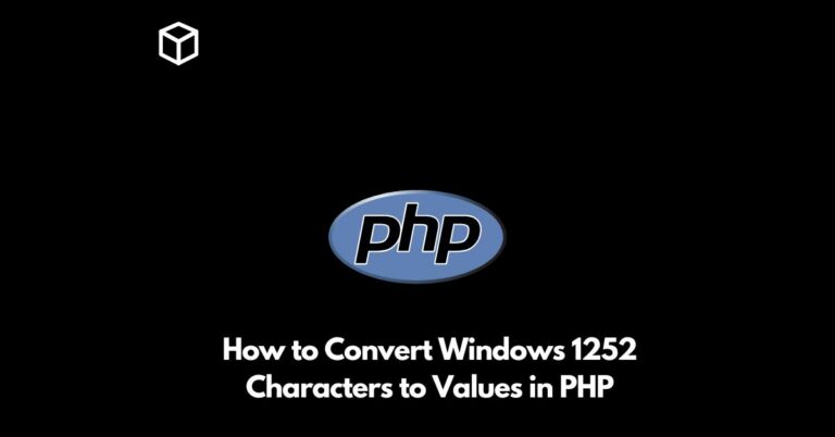 how to convert windows 1252 characters to values in php