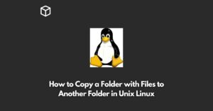 how-to-copy-a-folder-with-files-to-another-folder-in-unix-linux