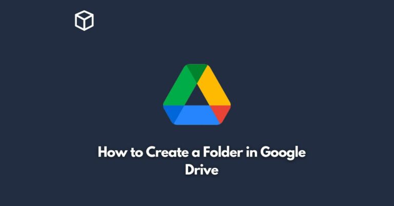 how to create a folder in google drive
