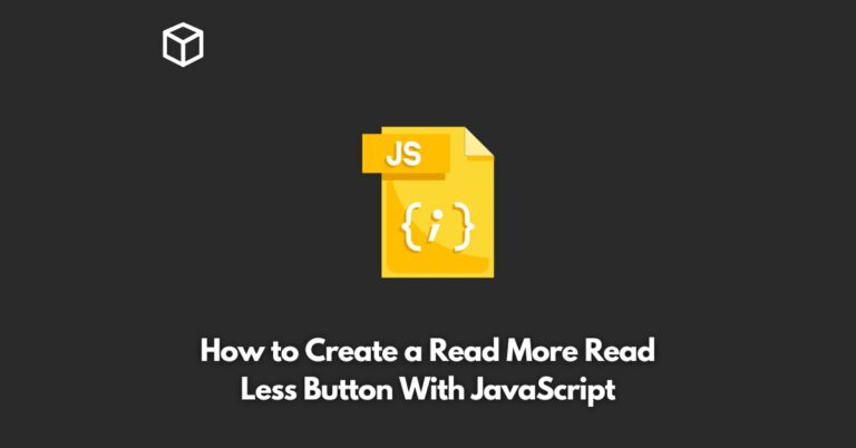 how-to-create-a-read-more-read-less-button-with-javascript